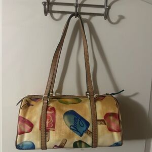 90s Dooney and Bourke Signature Barrel satchel